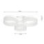 Cinnante Acrylic LED Flush Ceiling Light