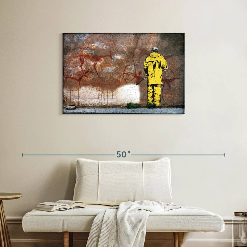 Leisha Street Cleaner, 24" H x 36" W