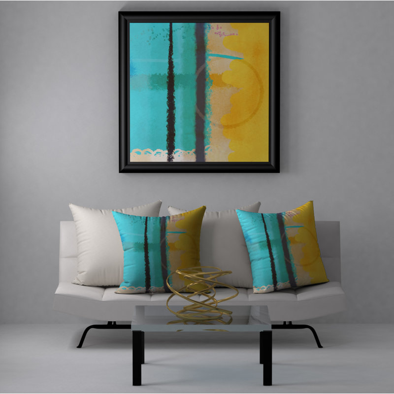 Housse de coussin décoratif carrée glamour, 20 po x 20 po