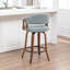 Tabouret de comptoir pivotant rembourré Providence-123200641