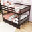 2 Drawers Wooden Bunk Bed with Ladder-1533013103-1533013098