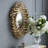 27" in Sunburst Design Wall Mirror