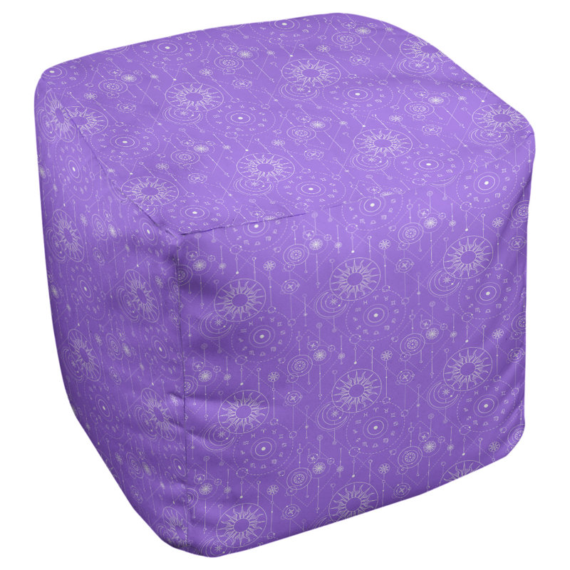 Repose-pieds à cubes astrologie Leffel, Bourre pour cube (18 x 18 x 18)