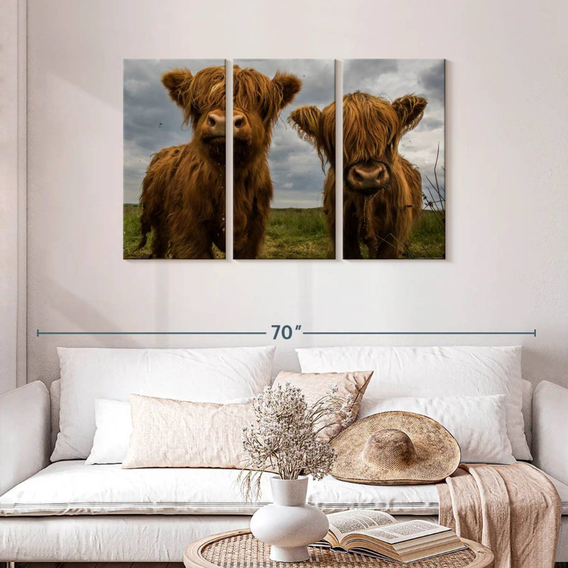 Brampt Baby Highland Cows, H 28 po x l 45 po