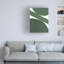 Art mural sur toile tendue - "Green Abstract", art mural de pictufy studio pour le salon, la chambre à coucher ou le bureau - 18 x 24 pouces - 18 x 24-1003191439