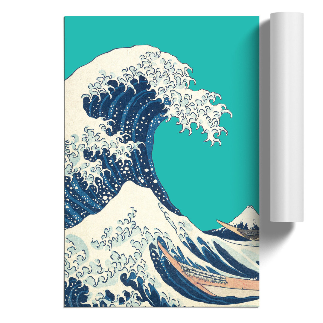 The Great Wave Off Kanagawa by Hokusai - Frameless Print