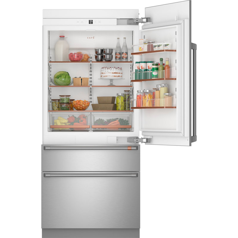 35.75" Integrated Bottom-Freezer Refrigerator, Left Handed