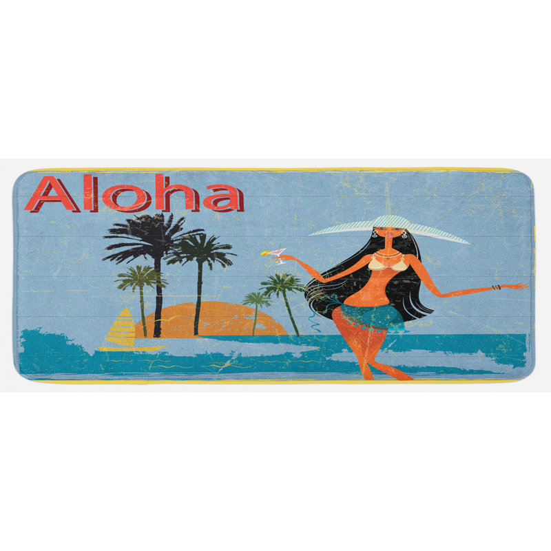 Tapis de cuisine Aloha