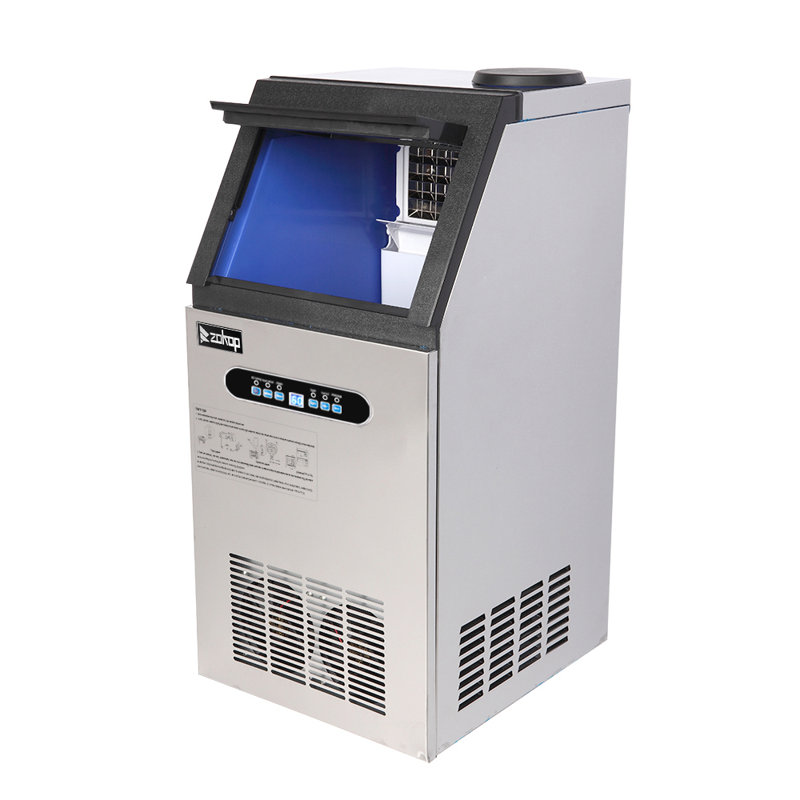 Winado 110 Lb. Daily Production Cube Clear Ice Freestanding Ice Maker