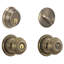 Georgian Single Cylinder Entrance Knobset-1896180236