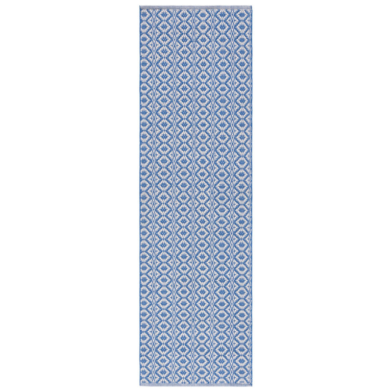 Barkeley Hand Woven Cotton Geometric Rug, Runner 2'3" x 8'