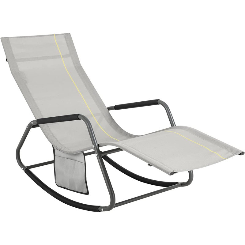 Horance Long Single Chaise, Gray