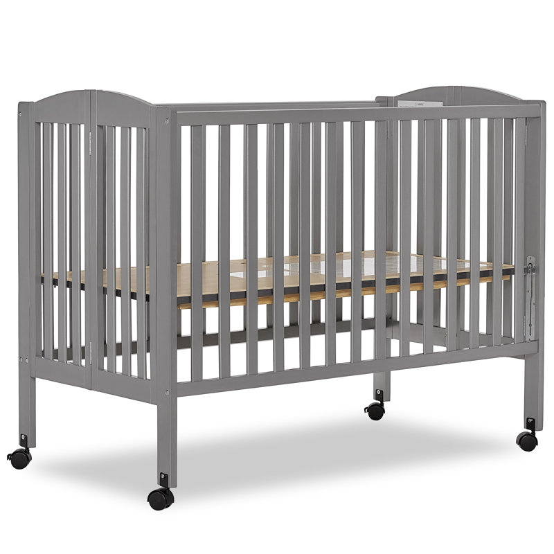 2-in-1 Standard Convertible Crib, Black