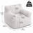 Aeri Compression Medium Adult Soft Bean Bag Chair With Foam Filled-1335943381