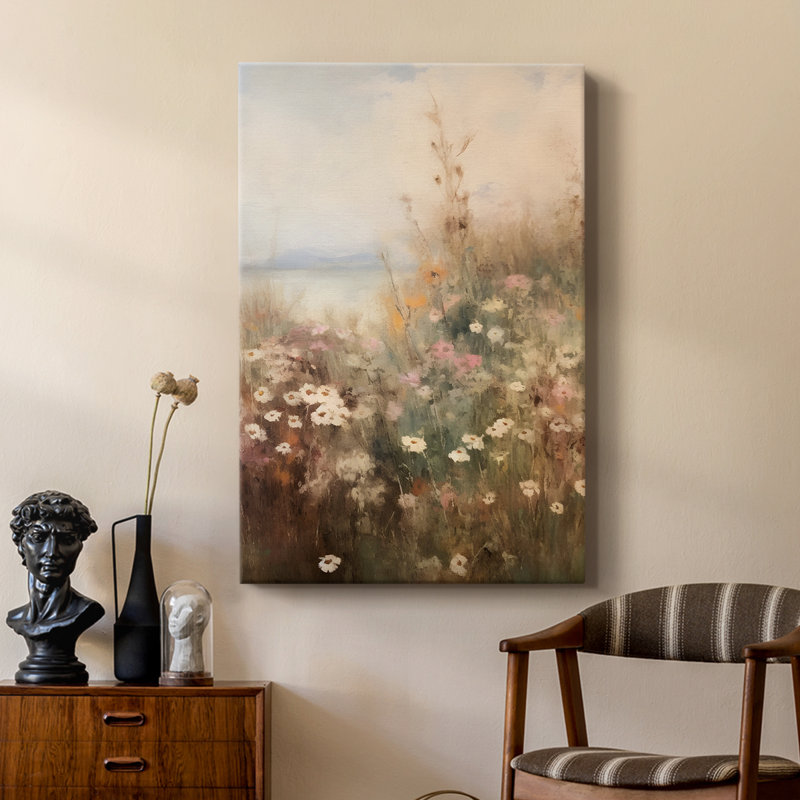 Imprimé floral rétro XLV III - galerie Cavas sur mesure, 48" H x 32" W