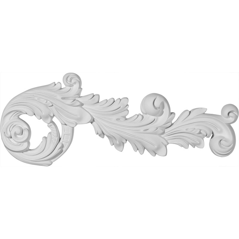 Primed White Polyurethane Architectural Crown Onlay