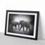 Elephants Crossing Paths in Abstract - Picture Frame Painting Print-55725554-55725555