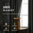 Vishrut Linen Blended Slub Textured 100% Blackout Back Tab Curtain Pair-1521521782-1513606305