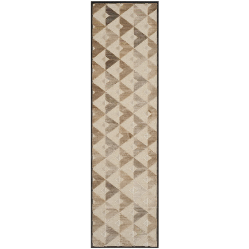 Haileymarie Paradise Performance Geometric Rug, Runner 2'2" x 8'