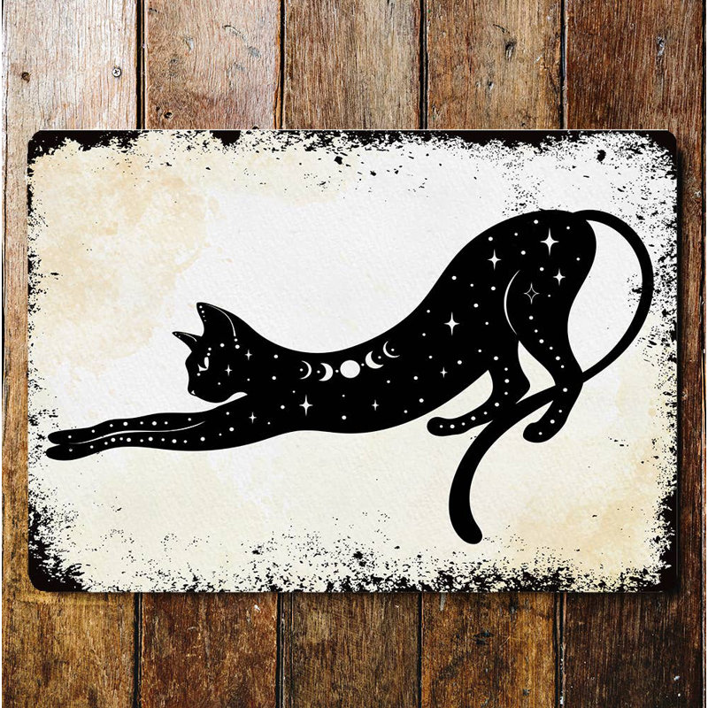 Handmade Wall Decor on Metal, 28cm H x 40cm W