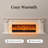 European-Style Simulated Flame Wall-Mounted Heater