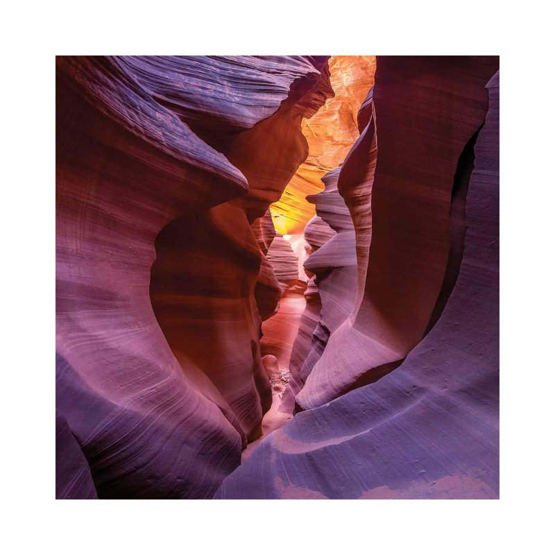 Fire in Canyon 1 Piece Wrapped Canvas Wall Art, 30.48 cm H x 30.48 cm W