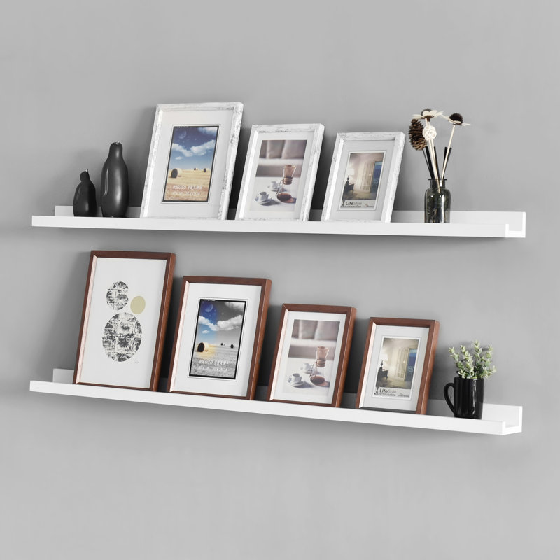 Dulin 2 Piece, White, 4'' H x 36'' L x 3.5'' D