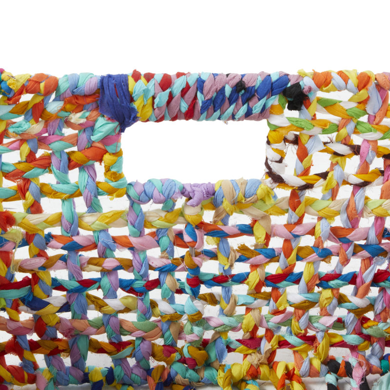 Ensemble de 2 paniers en tissu, Multicolore