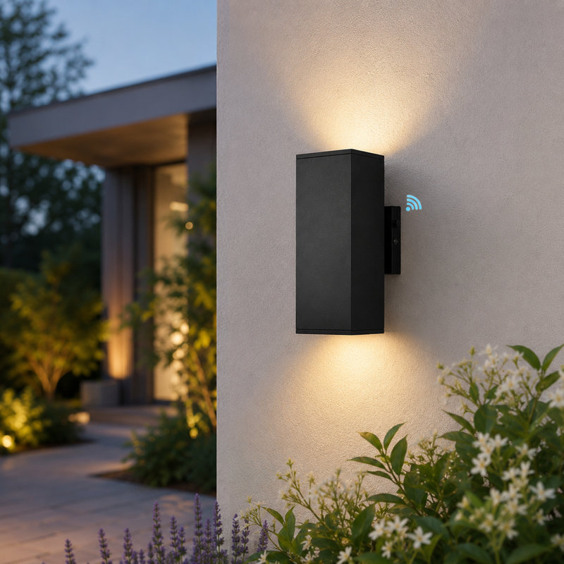 4-Pack LED Dusk to Dawn Wall Light, IP65 Waterproof Outdoor Wall Sconce, Modern Wall Lantern for Patio, Doorway, Garage