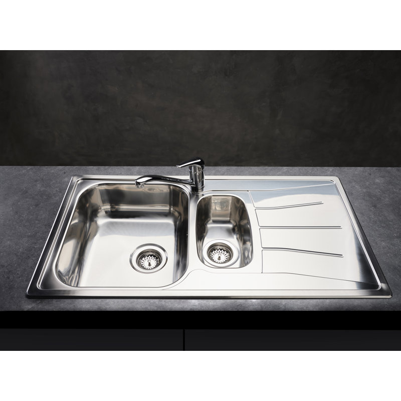 95cm x 50cm 1.5 Bowl Kitchen Sink