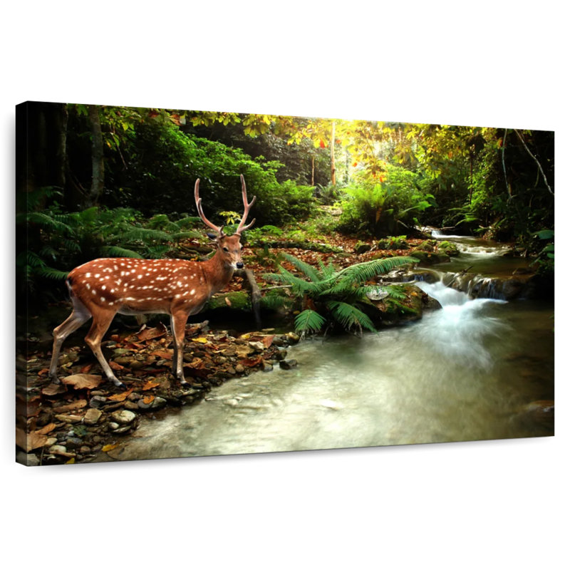 Brampt Sika Deer, 24" H x 36" W