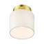 Plafonnier semi-encastré 1 lumière Carita-75142559-75142554