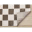 Tapis d'intérieur à carreaux brun Marshay-2018904199