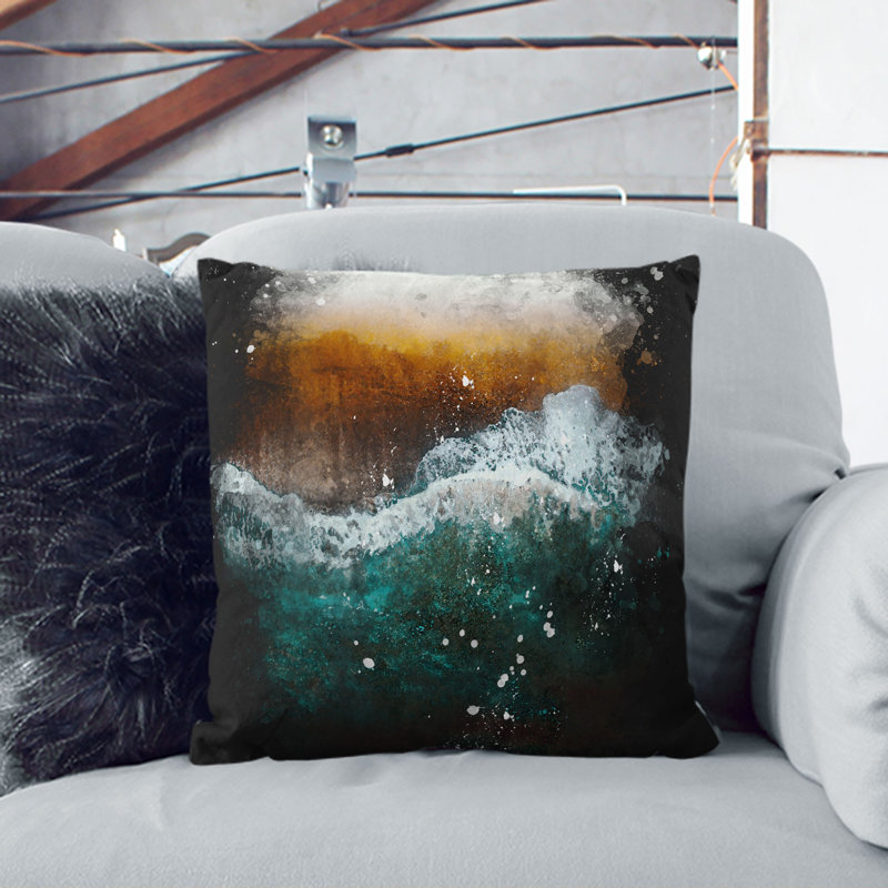Square Throw Cushion, 55cm H x 55cm W x 20cm D