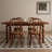 Brown Rectangular Solid Dining Table For Dining Room/Kitchen-1012326507