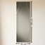 Oakdene Metal Flat Floor Mirror