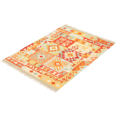 Tapis rectangulaire en laine 3 pi x 4 pi 4 po Pryia
