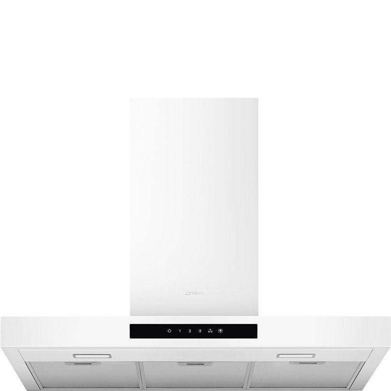 30" Flat T-Shape Hood Brushed  Eta TBD, 30", Matte White
