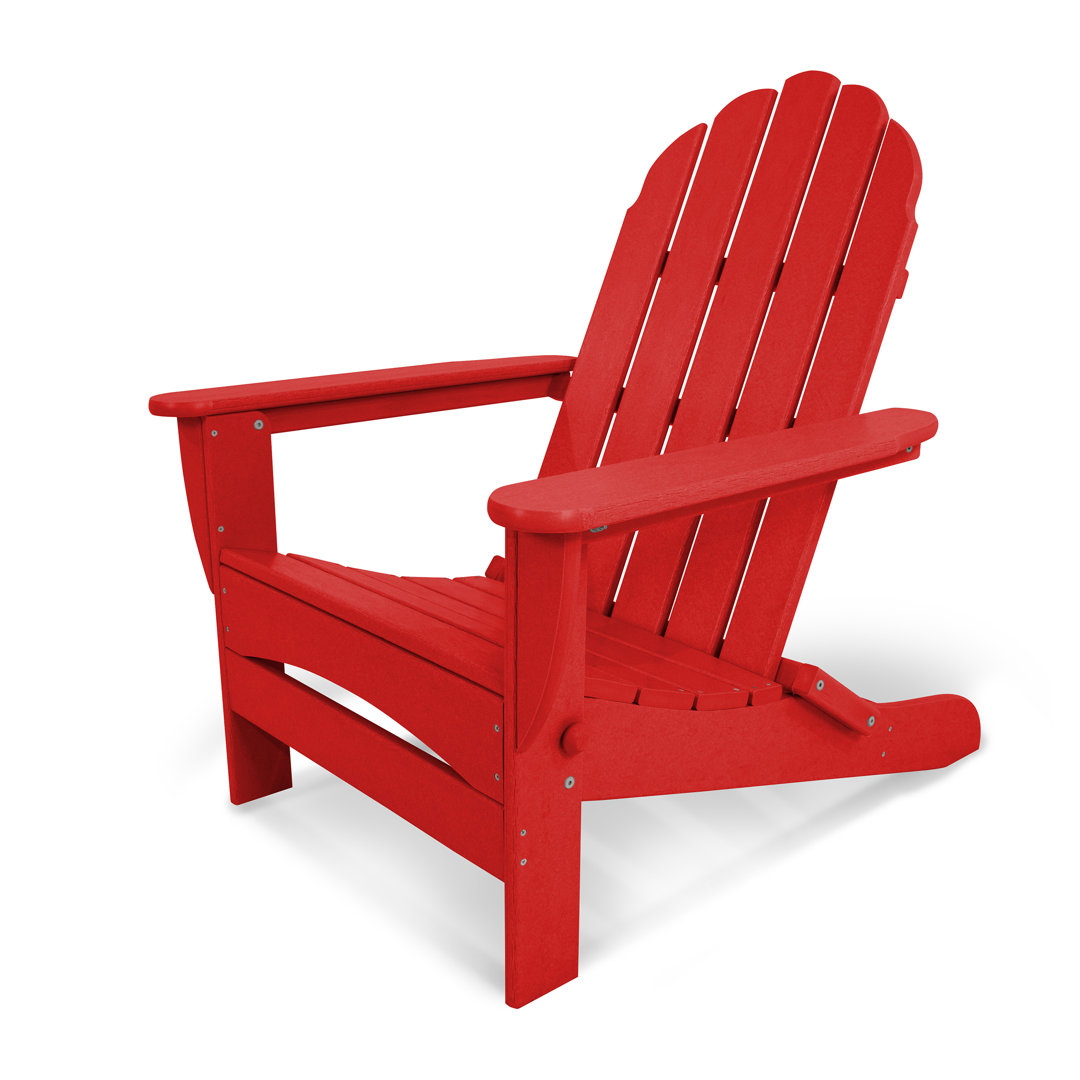 POLYWOOD Classic Oversized Folding Adirondack Chair POLYWOOD® 