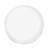 Chic White Iron Accent Table - Cut Design, & Ready To Use Side With Studded Trims No Assembly-1787282974-1787282972