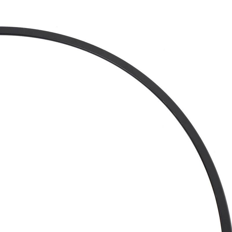 Round Dresser Mirror, Black, 61 cm H x 61 cm W