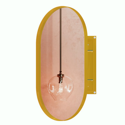 20x34 Inch Oval Recessed Medicine Cabinet