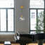 Modern Wall Sconce with Vintage Design - Clear Glass Globe and Retro Light Shade-1419013707-1419013708