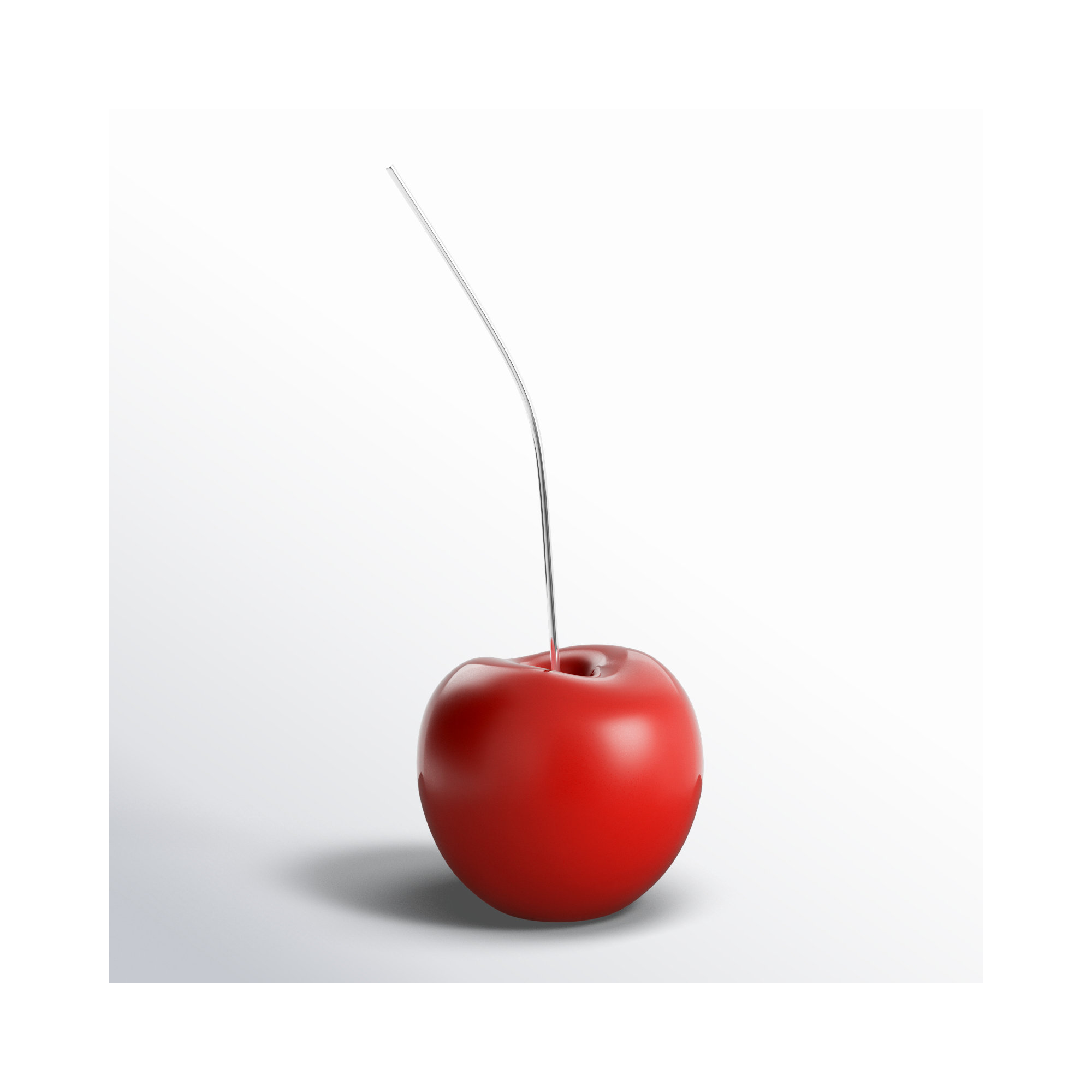 Izara Sculpture, Metallic Red, 25.5" H X 10" W X 8.5" D