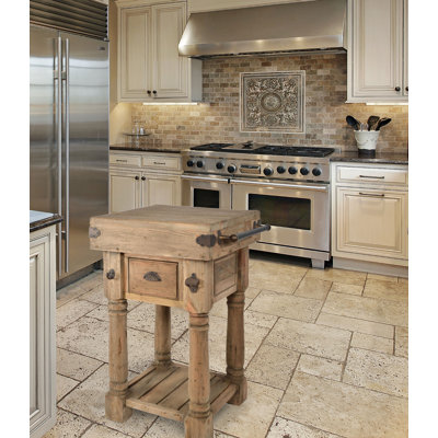 Mousseau Wood Kitchen Island