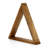 8 Piece Triangle Solid Wood Floating Shelf
