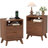 Modern Fluted Night Stand, Wood Nightstand with USB Ports and Outlets, 2 Drawers and Open Shelve, Bedside Table End Table with Solid Wood Feet for Living Room Bedroom-1932897342-1932897328