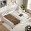 Lit de jour moderne avec bouton capitonné et pieds solides-609136788