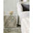 Felix 15" Minimalist Marble Cube End Table, Natural Gray Beige Stone Square Block Side Table, Solid Glossy Living Room Accent Pedestal-1745844360-1724381820