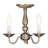 Benedetto 3 - Light Steel Dimmable Classic / Traditional Chandelier-123125067